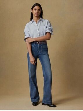 Faherty Stretch Terry Patch Pocket Pant- Riverton wash